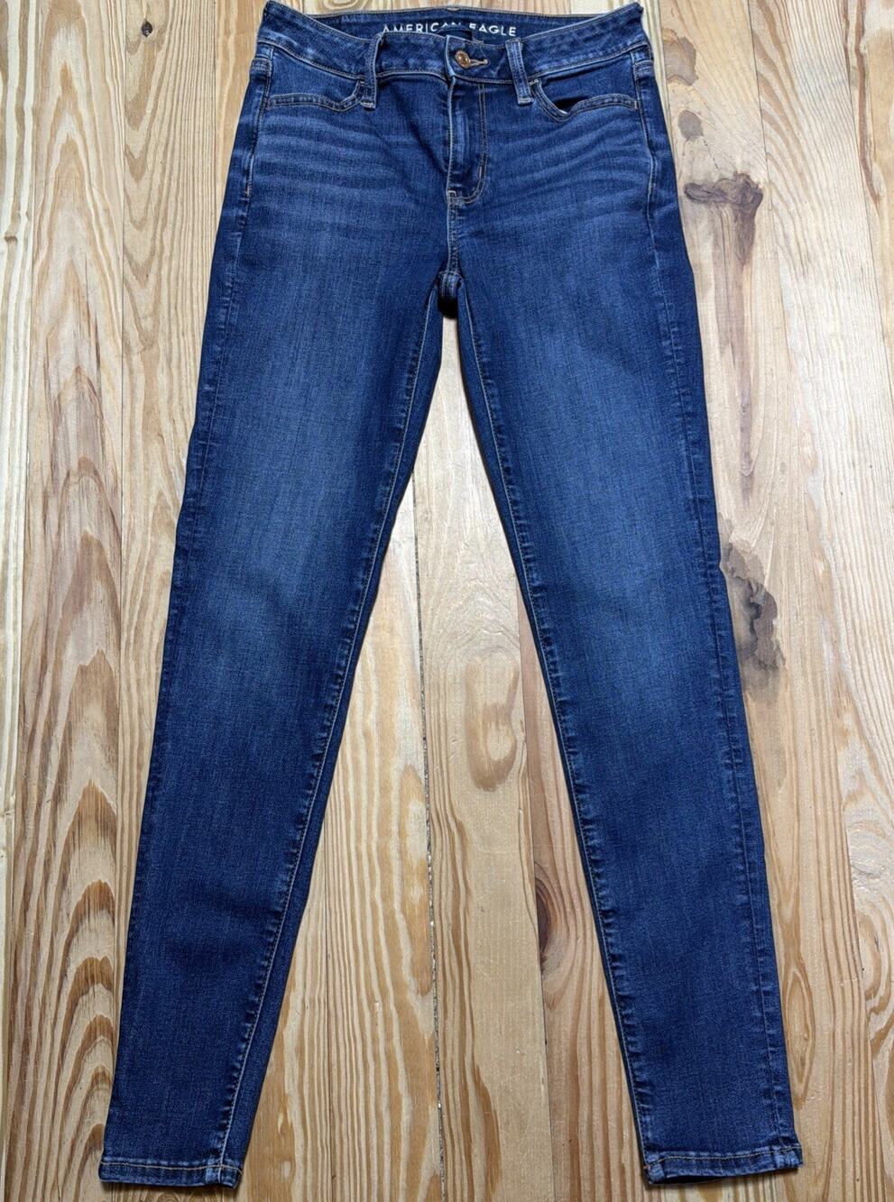 American Eagle Jegging Jeans 360 Next Level Stretch Sz 0 26x28
